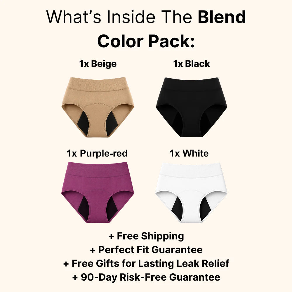 🌸🌸Last Day 80% OFF|PEARLMOON® 100% Leak-Proof Underwear 4-pack