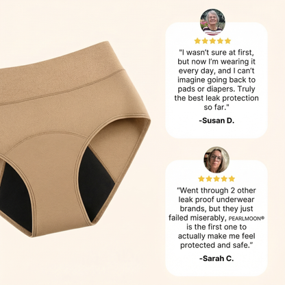 🌸🌸Last Day 80% OFF|PEARLMOON® 100% Leak-Proof Underwear 4-pack