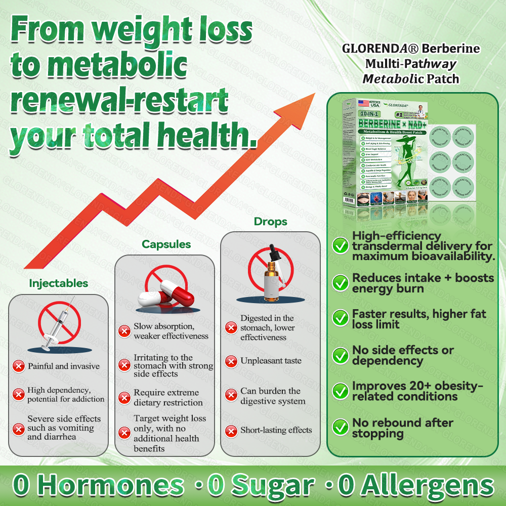 Quality Tested & Verified 💃💃𝐆𝐋𝗢𝗥𝗘𝗡𝗗𝑨® 𝗕𝗲𝗿𝗯𝗲𝗿𝗶𝐧𝐞 𝐌𝐮𝐥𝗹𝘁𝗶-𝗣𝗮𝘁𝙝𝙬𝙖𝙮 𝙈𝒆𝒕𝒂𝒃𝒐𝒍𝐢𝐜 𝐏𝐚𝐭𝗰𝗵🇺🇸(𝐉𝐮𝐬𝐭 𝐨𝐧𝐜𝐞 𝐚 𝐝𝐚𝐲, 𝐯𝐢𝐬𝐢𝐛𝐥𝐞 𝐜𝐡𝐚𝐧𝐠𝐞𝐬 𝐢𝐧 𝟕 𝐝𝐚𝐲𝐬） ✅ 𝐅𝐨𝐫 𝐨𝐛𝐞𝐬𝐢𝐭𝐲, 🅛🅞🅞🅢🅔 🅢🅚🅘🅝,𝐝𝐢𝐚𝐛𝐞𝐭𝐞𝐬, 𝐬𝐥𝐞𝐞𝐩 𝐚𝐩𝐧𝐞𝐚, 𝐣𝐨𝐢𝐧𝐭 𝐢𝐬𝐬𝐮𝐞𝐬, 𝐚𝐧𝐝 𝐦𝐨𝐫𝐞